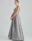BLOOM GOWN SILVER