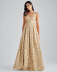 BLOOM GOWN GOLD