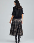 SAVNI SKIRT PEACH