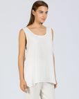 Zoe Silk Top White