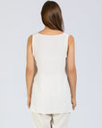 Zoe Silk Top White