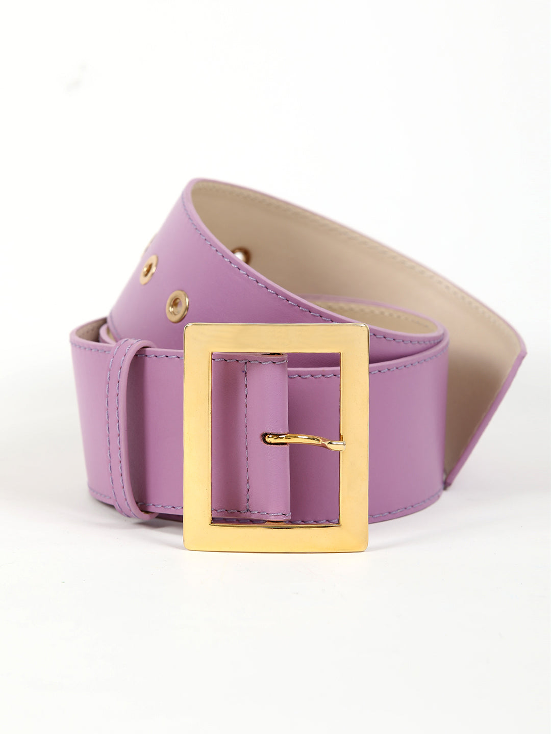 Kelly Leather Belt Lavender