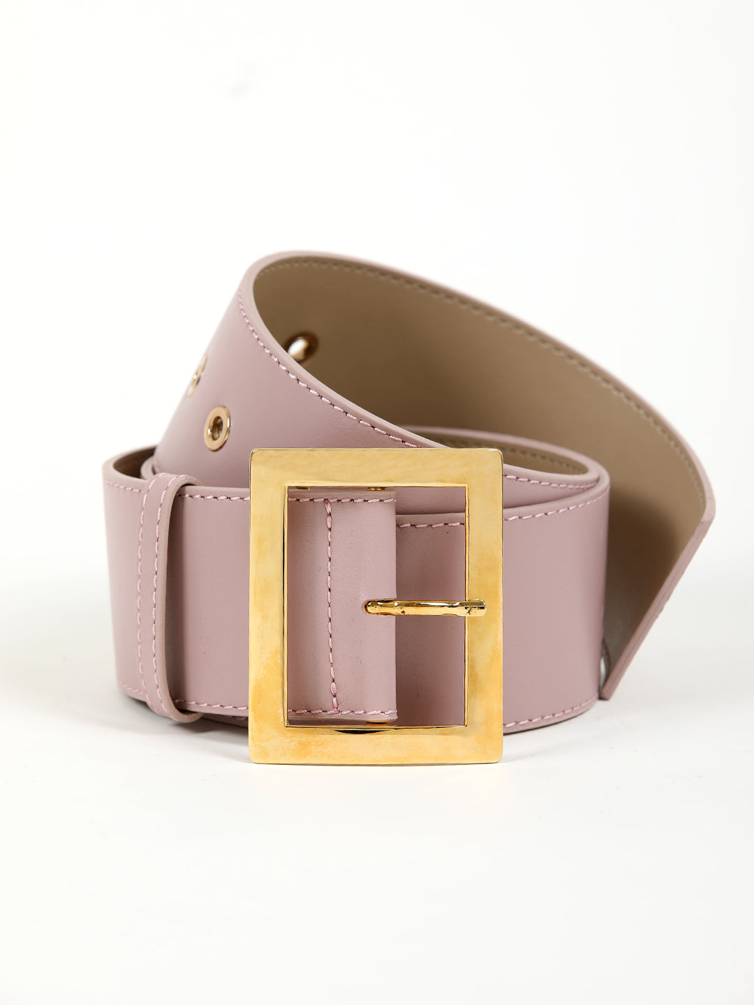 Kelly Leather Belt Blush Pink