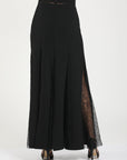 Liz Crepe Skirt Black