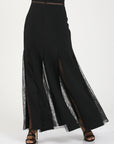 Liz Crepe Skirt Black