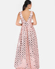 Lea Sequin Embellished Gown Pink