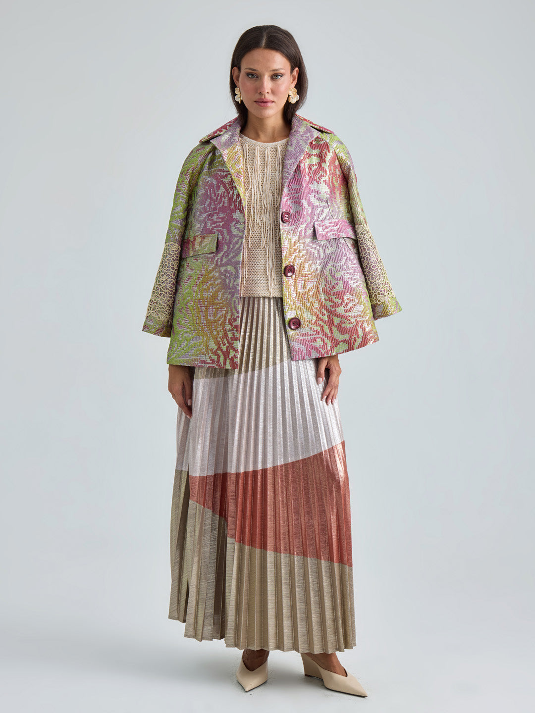 ELSYEE JACKET - GOLD MULTI