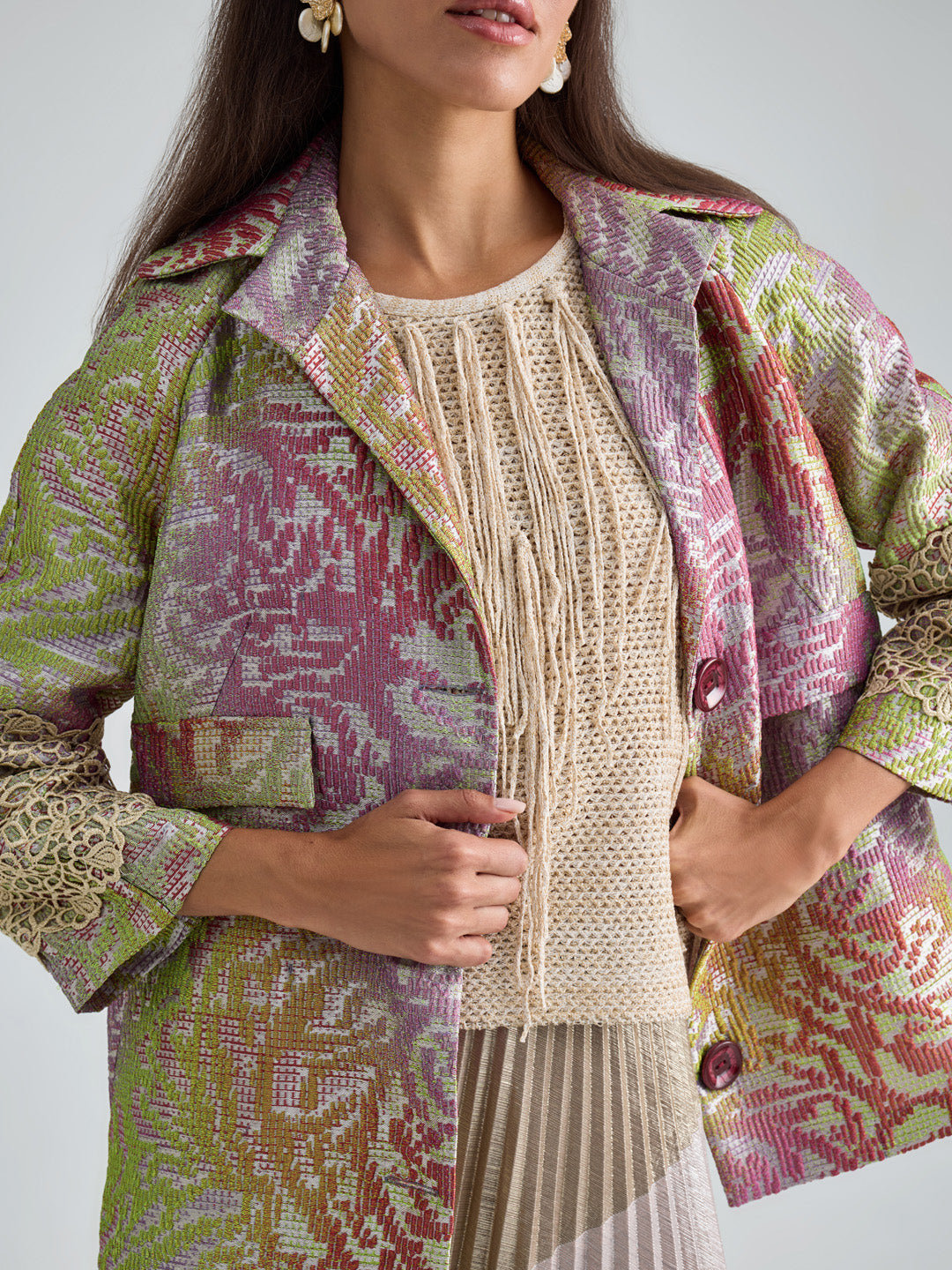 ELSYEE JACKET - GOLD MULTI