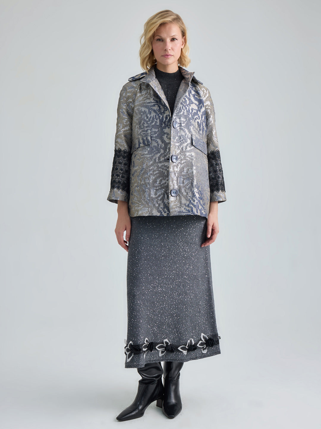 ELSYEE JACKET - GREY MULTI