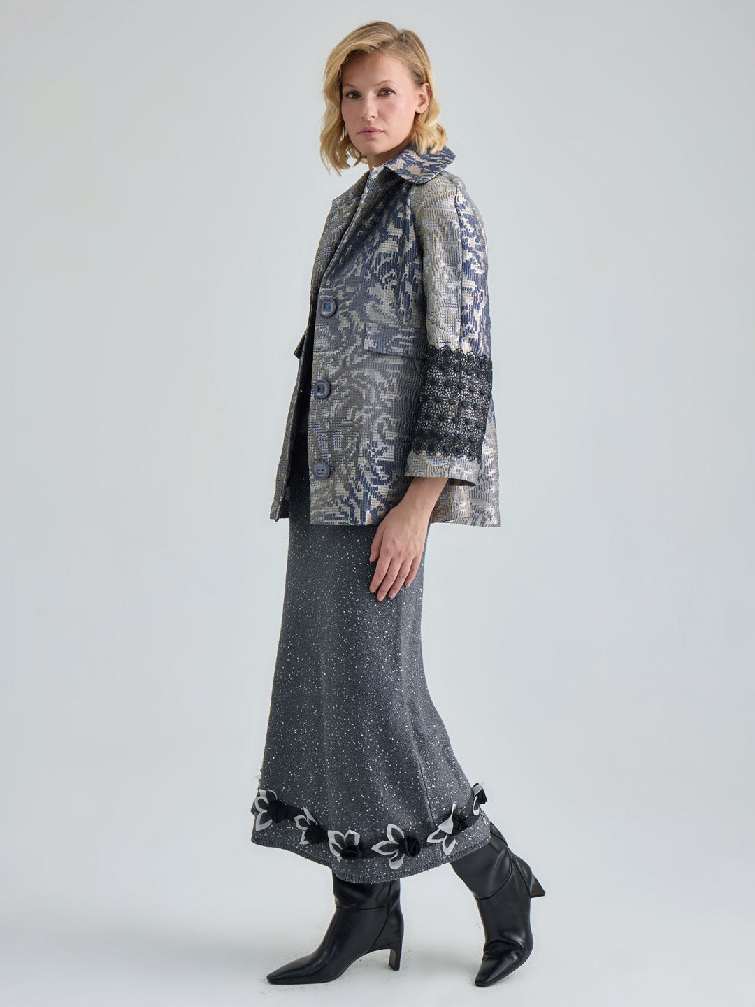 ELSYEE JACKET - GREY MULTI