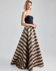 THEA GOWN - BLACK GOLD