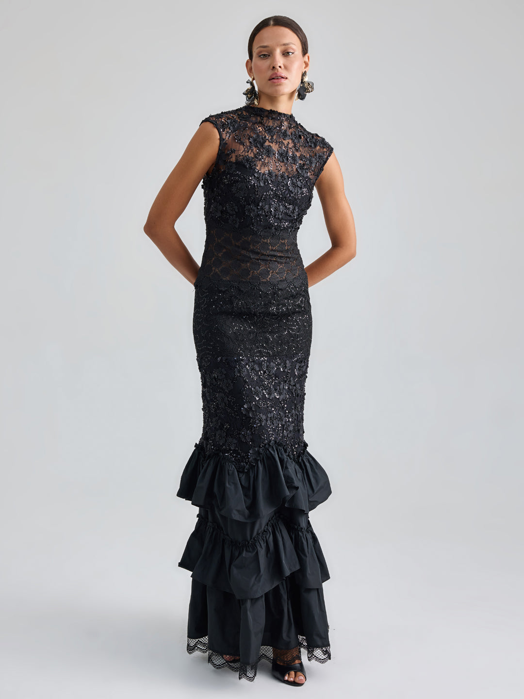 MINA GOWN - BLACK