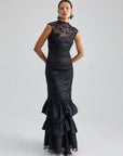 MINA GOWN - BLACK