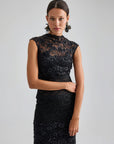 MINA GOWN - BLACK