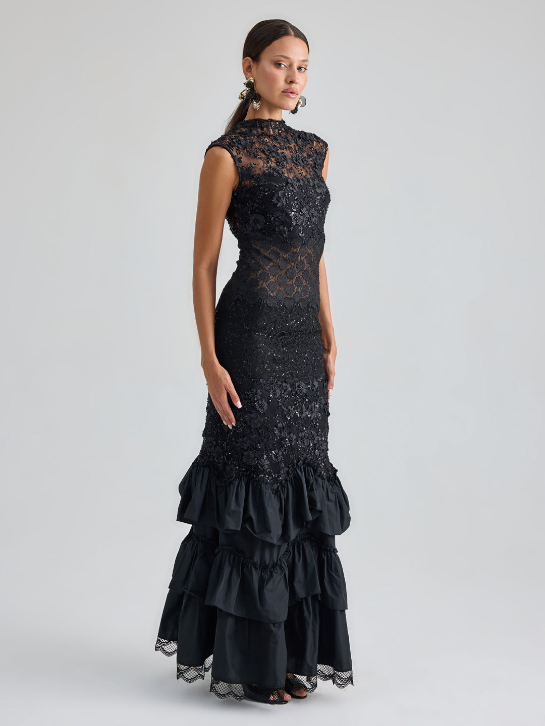MINA GOWN - BLACK