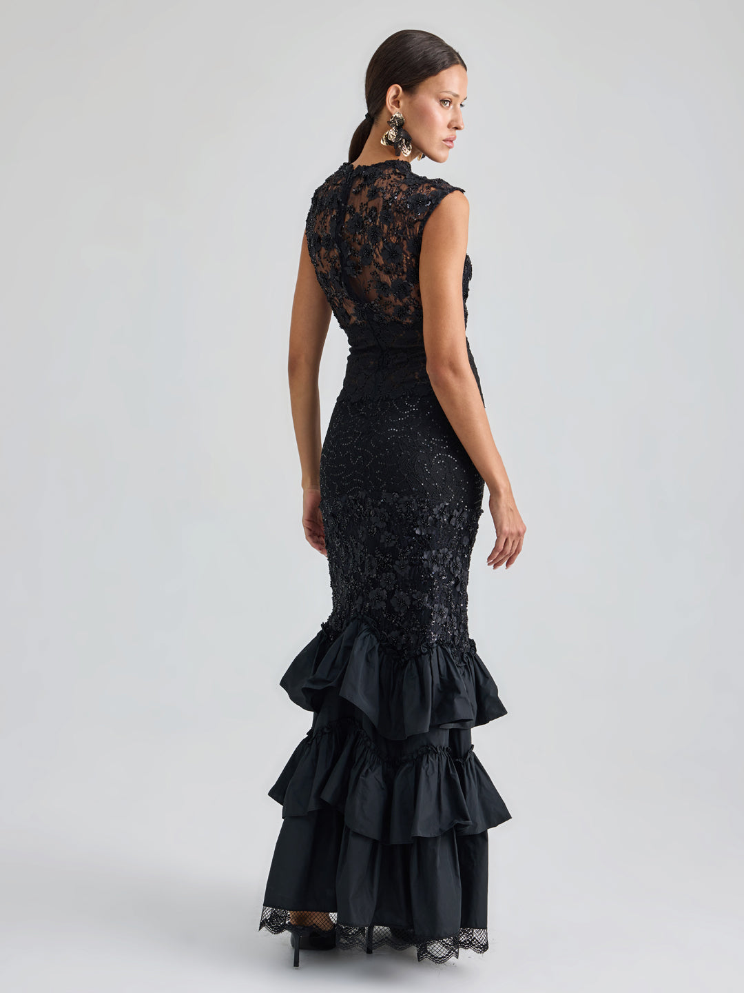 MINA GOWN - BLACK