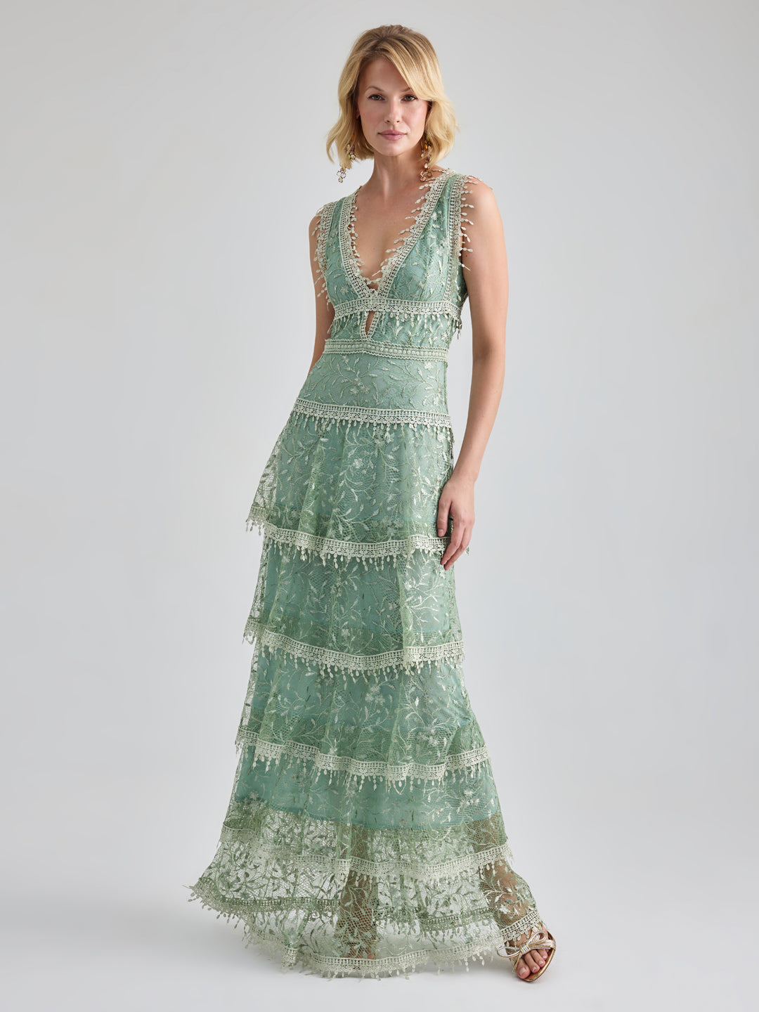GAEL GOWN - GREEN
