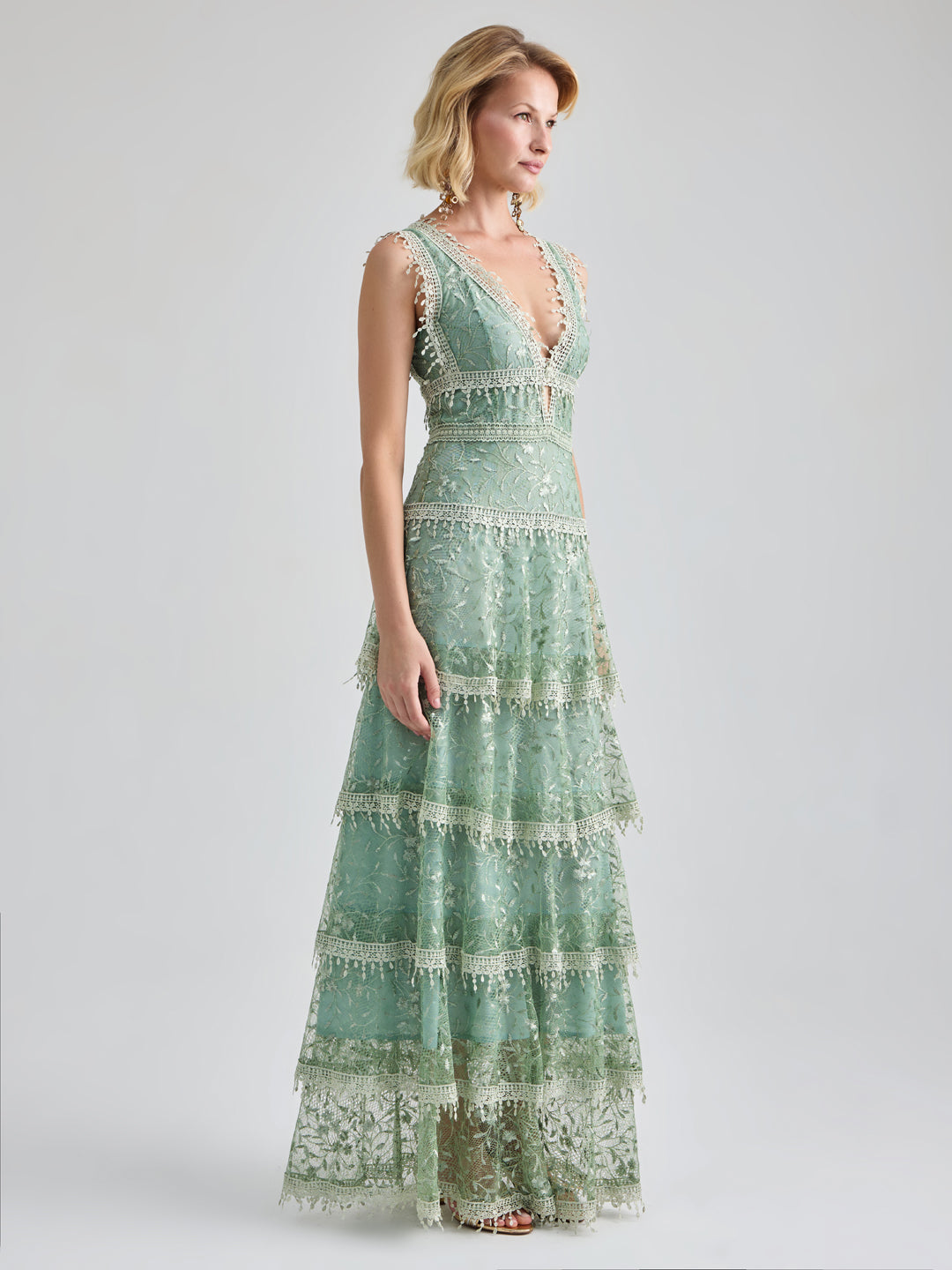 GAEL GOWN - GREEN