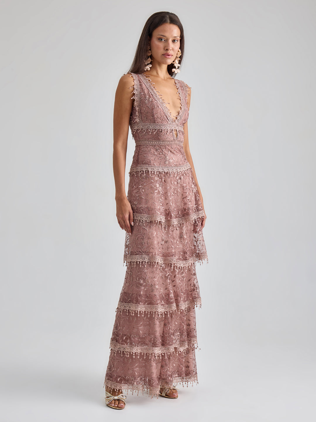 GAEL GOWN - ROSE TAUPE