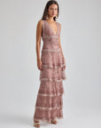 GAEL GOWN - ROSE TAUPE