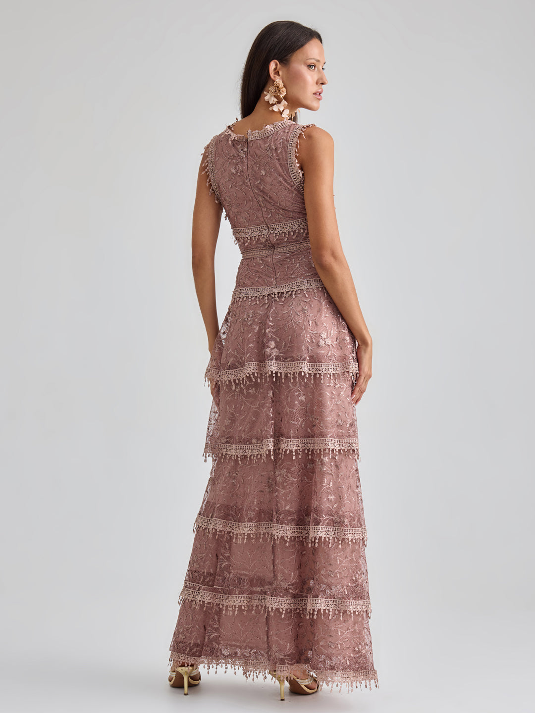 GAEL GOWN - ROSE TAUPE