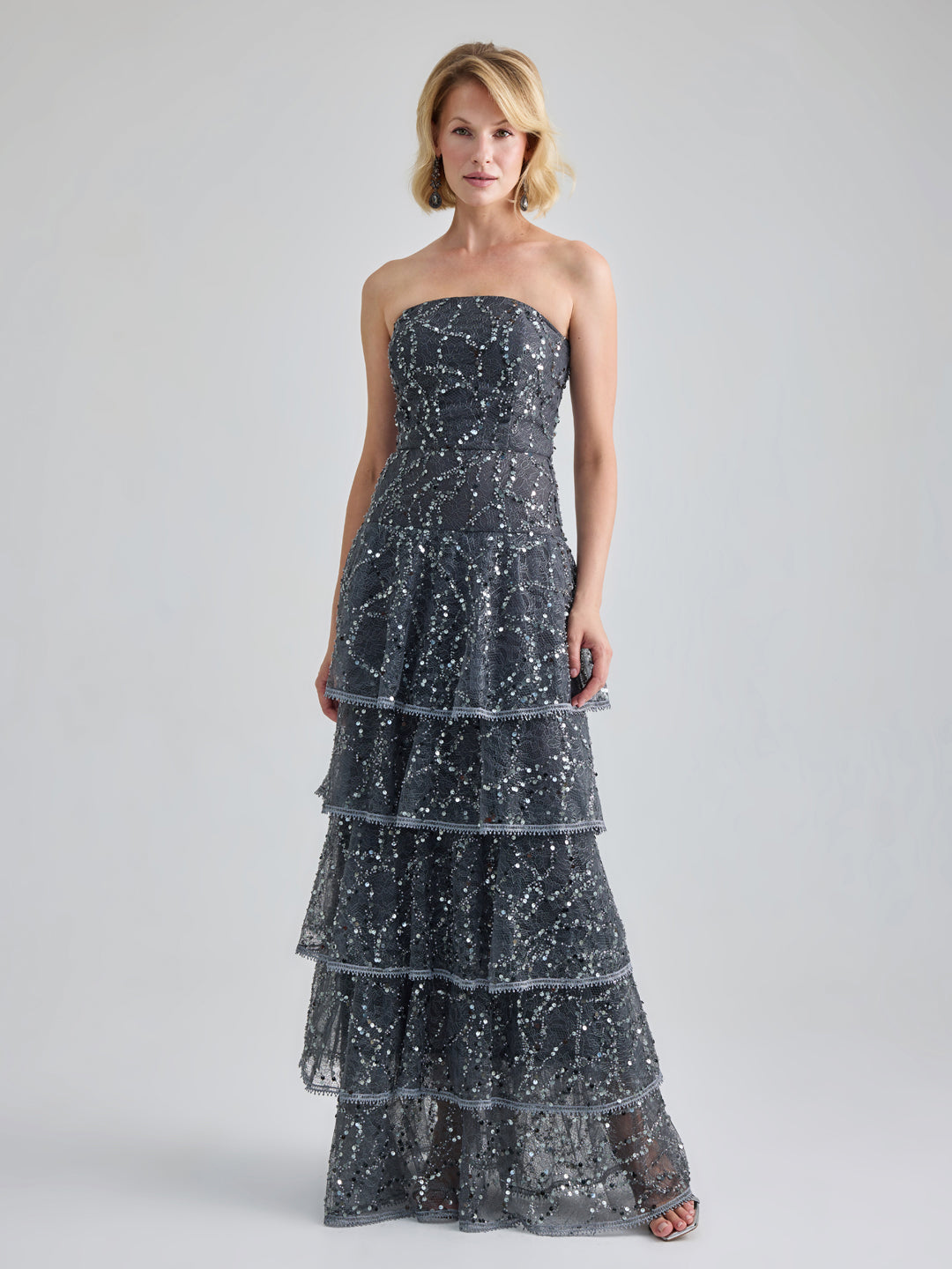 DOLORES GOWN - ANTHRACITE