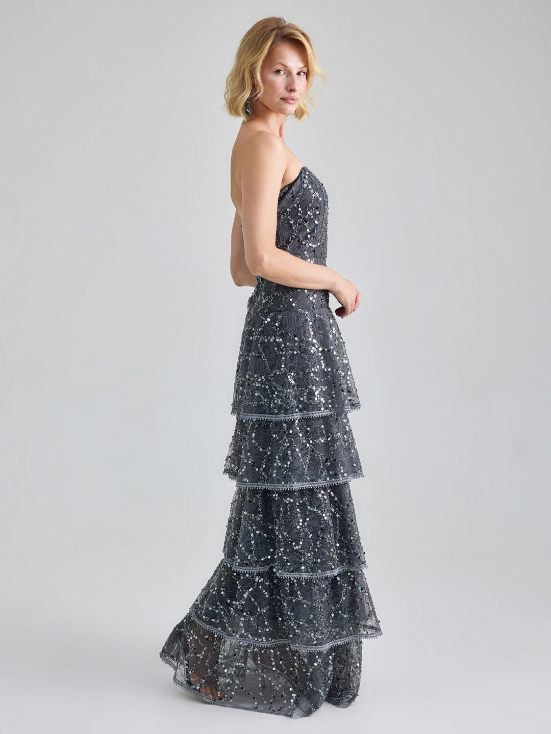 DOLORES GOWN - ANTHRACITE