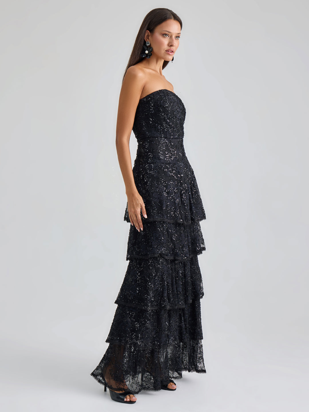 DOLORES GOWN - BLACK