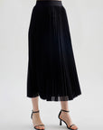 Aria Lame Skirt Black