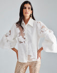 Dora Organza Blouse White