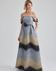 SIERRA GOWN - BLACK MULTI