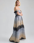 SIERRA GOWN - BLACK MULTI
