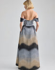 SIERRA GOWN - BLACK MULTI