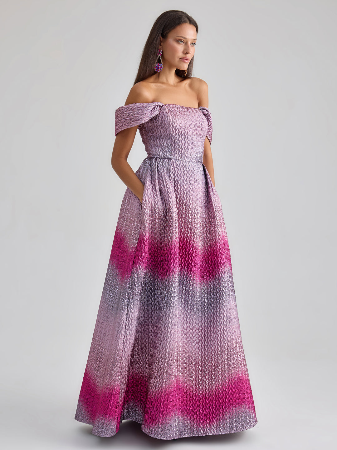 SIERRA GOWN - PINK MULTI