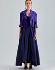 Enda Taffeta Skirt Violet