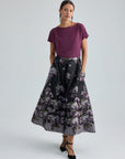 ECLIPSE SKIRT - BLACK VIOLET