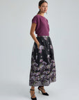ECLIPSE SKIRT - BLACK VIOLET