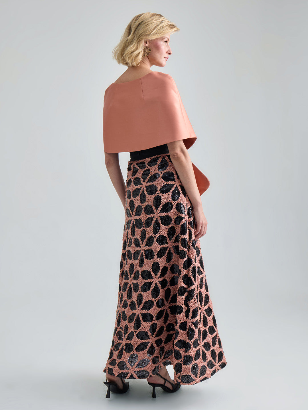 PIA SKIRT - TERRACOTTA BLACK