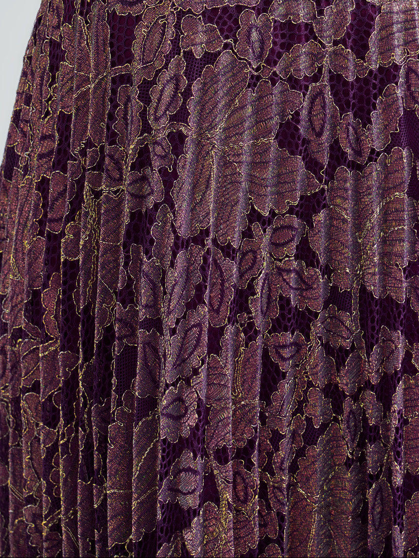 QUINN SKIRT - VIOLET GOLD