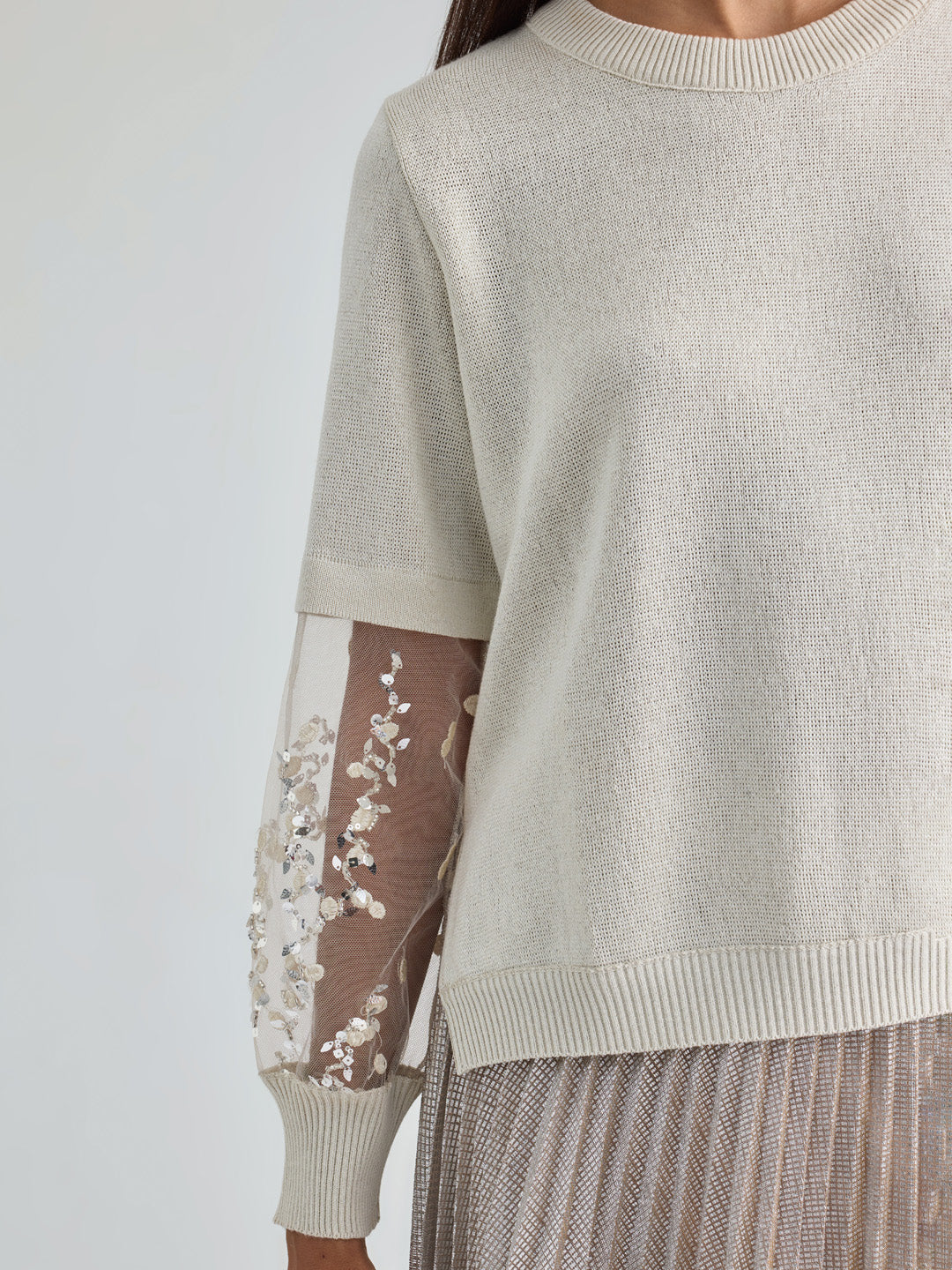 CLEMENCE PULLOVER - IVORY