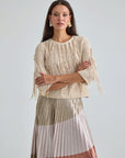 ROMANE PULLOVER - BEIGE GOLD