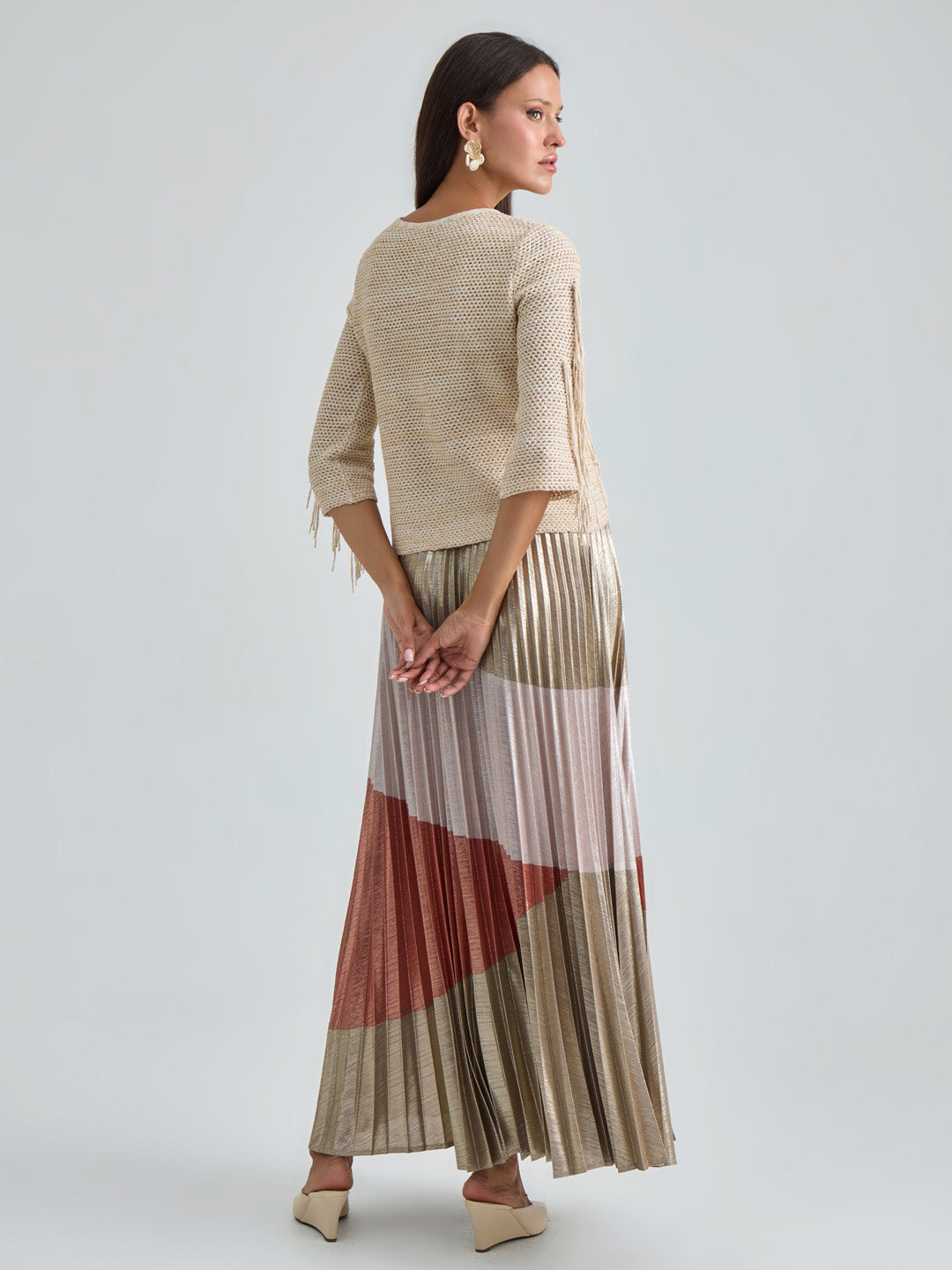 ROMANE PULLOVER - BEIGE GOLD