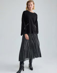 SERAPHINE PULLOVER - BLACK