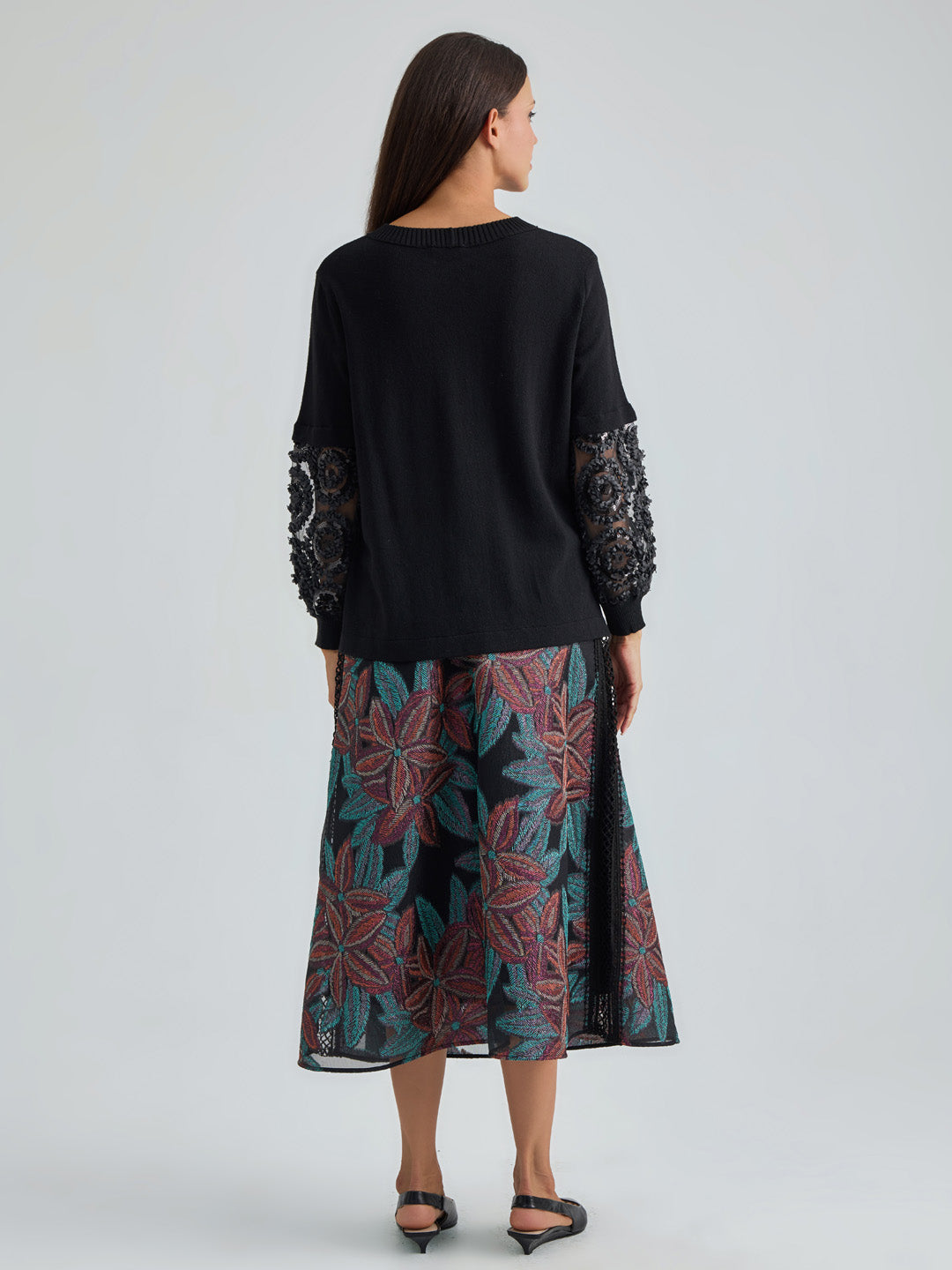 CLEMENCE PULLOVER - BLACK