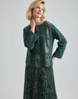 EULALIE PULLOVER - GREEN GOLD