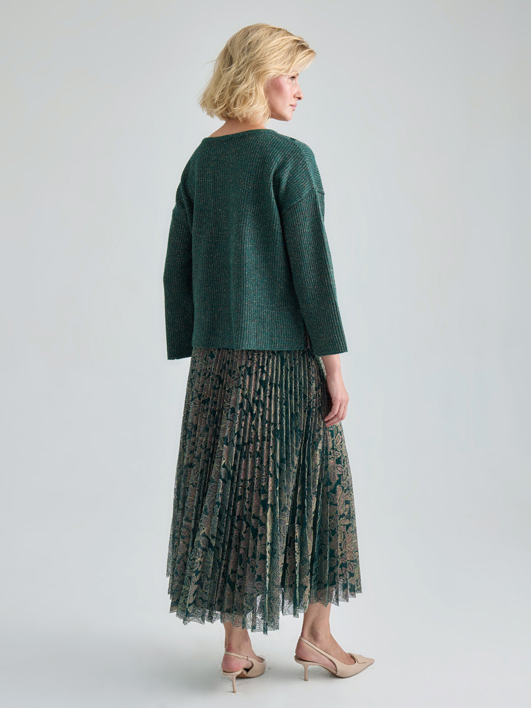 EULALIE PULLOVER - GREEN GOLD