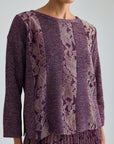 EULALIE PULLOVER - VIOLET GOLD