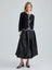 MARGAUX CARDIGAN JACKET - BLACK WHITE