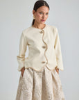 MARGAUX CARDIGAN JACKET - WHITE