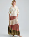 ALIX TOP - BEIGE MULTI